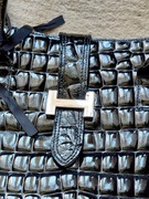 Torebka damska Włoska, naturalna skóra, 32x23x9 cm