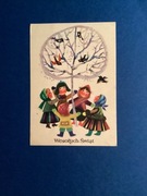 DANUTA IMIELSKA- POCZTÓWKA - „BOŻE NARODZENIE” - 1966 rok