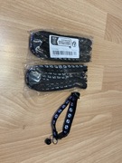 Obroża i smycz czarna dla kota, psa, zwierząt domowych.