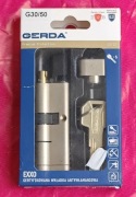 NOWA! Gerda EXXO G30/50 certyfikowana wkładka antywłamaniowa 80mm PLOMBY!