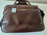 Torba podróżna na laptop skóra naturalna