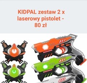KIDPAL 2 X PISTOLET LASEROWY