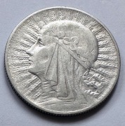 Srebrna Moneta 5zł Głowa Kobiety 1932