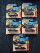 Nowe 5 x Ferrari SF90 Stradale Hot Wheels zestaw pięciu modeli 41/250