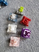 Zestaw switchy switche do klawiatury TTC liniowe płynne clacky smarowane 60