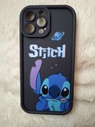 Etui Stitch gumowe do Iphone 13pro max - czarne