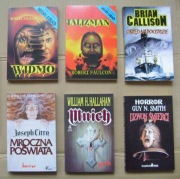 Zestaw 6 książek - Horror - Nowe