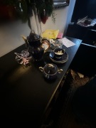 Porcelana filiżanka dzbanek 