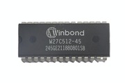 Pamięć EEPROM Winbond W27C512-45, DIL 28 