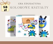 Gra edukacyjna KOLOROWE KSZTAŁTY