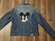 Jeansowa kurtka H&M Myszka Mickey rozm.152
