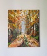 Ręcznie malowany obraz akrylowy - Joanna