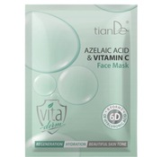 Tiande Maseczka do twarzy z kwasem azelainowym i witaminą C