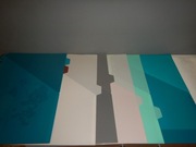 Nowe plastykowe przekładki A4  7szt do segregatora