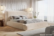 Łóżko tapicerowane bukla bed SPACE 140x200 160x200 180x200 pojemnik