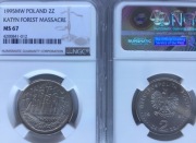 2 ZŁ1995 KATYŃ-MIEDNOJE-CHARKÓW NGC MS67 ! 2 MAX IDEAŁ