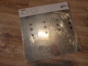 Ikea Lots 4 lustra 30x30cm z naklejkami montażowymi