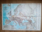 Mapa Europy National Geographic Gazeta wyborcza 