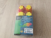 Farby do malowania palcami ze stempelkami 8 szt. Kidea