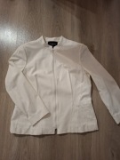 Elegancki żakiet na zamek r.42/44 biały Marka Premium Lafayette 148 