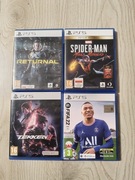 Gry Na PS5 Tekken 8, Spiderman Miles Morales, Returnals i FIFA 22. Zestaw