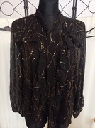 Elegancka koszula złote wzorki 