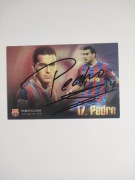 Autograf Pedro FC Barcelona 