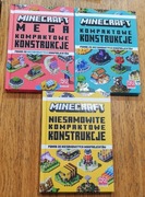 Zestaw 3 książek z serii: Minecraft kompaktowe konstrukcje
