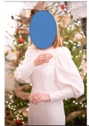 Elegancka, skromna suknia ślubna