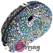Granatowy organizer do Obag MOON LIGHT orient paisley żółty turkus OMAY