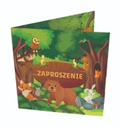 Zaproszenia urodzinowe dziecięce KOPERTA GRATIS