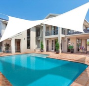 Żagiel Przeciwsłoneczny Przeciwdeszczowy Biały 2mx3m