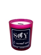 Świeca sojowa- L-awend-ove / Drewniany knot