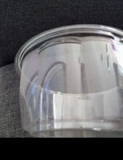 Miska transparentna plastkikowa sałatkowa 1,25 litra cena za 3 sztuki !!!