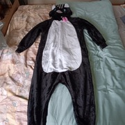 KOT Czarny Kotek PIŻAMA Kigurumi Onesie Dla Dzieci Dziecięce Kostium 152