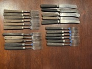 Zestaw starych sztućców Solingen