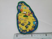 Magnes na lodówkę - 618f. SRI LANKA Mapa