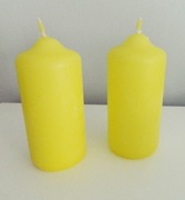 świece żółte 2 szt. 