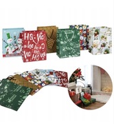 Torby papierowe prezentowe 6 sztuk (1opakowanie)