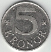Szwecja 5 koron kronor 2000 - 28,5 mm - nr 4
