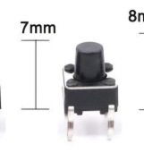 Przełączniki DIP tact 6x6x7mm opakowanie 20szt.