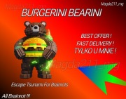 Escape Tsunami For Brainrots BURGERINI BEARINI 466K/s (Oc) NAJTANIEJ