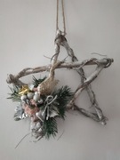 Stroik ścienny gwiazdka, wianek gwiazdka