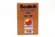 SCOTCH EXG C-30 * VHS-C * NOWA kaseta do kamer VHS-C * UNIKATOWA