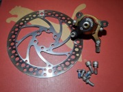 Hamulec tarczowy ZOOM FI 160 Kompletny zestaw 