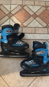 Łyżwy dziecięce, regulowany rozmiar 26–29, stan idealny