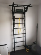 Drabinka gimnastyczna Kraft System + drążek i poręcze