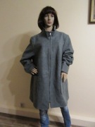 ULLA POPKEN szary krótki płaszcz jak nowy plus size _ 50/52