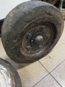  Koła pełne  z piastami do wózka widłowego 405mmx134mm STOMIL