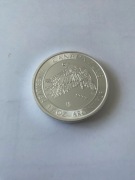 Sokół śnieżny, srebrna moneta, 8 dolarów kanadyjskich 1,5 uncji 2016 rok
